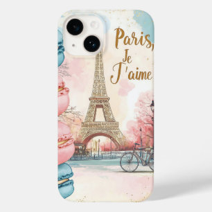 Paris, Je T'aime - Eiffeltoren met Macarons Case-Mate iPhone 14 Hoesje