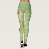 Paris, je t'aime  Floral Eiffel Tower Leggings (Achterkant)