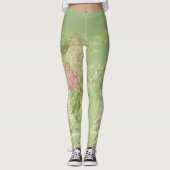 Paris, je t'aime  Floral Eiffel Tower Leggings (Voorkant)