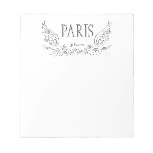 PARIS Je t'aime (ik hou van je) Notitieblok