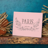 PARIS Je t'aime (ik hou van jou) Fotoplaat (Zijkant)