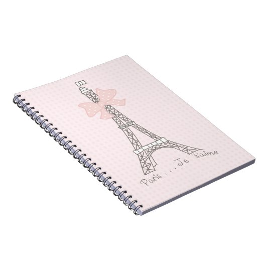 Paris je t'aime notitieboek (Rechterzijde)