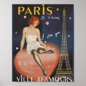 Paris je t'aime, oud poster. poster (Voorkant)