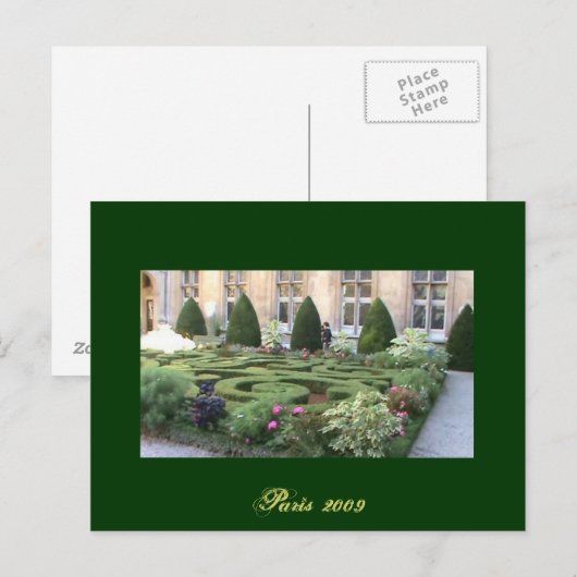 Paris John, Parijs 2009 Briefkaart (Voorkant / Achterkant)