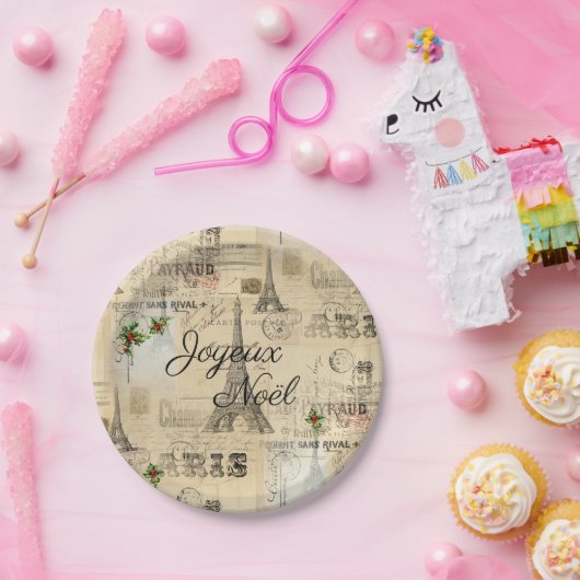 Paris Joyeux Noel  Bord voor Kerstmis (Feest)
