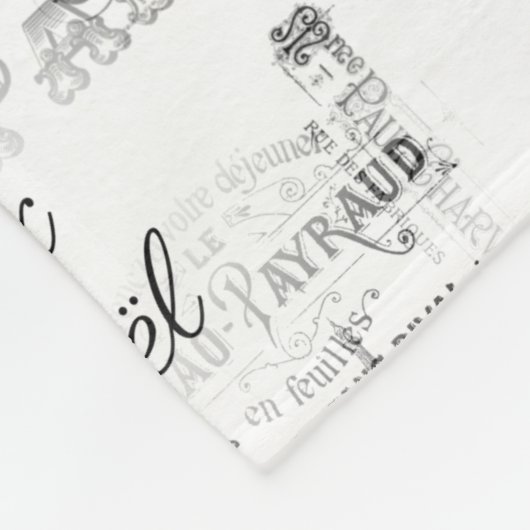 Paris Joyeux Noel Kerstmis Blanket Fleece Deken (Hoek)