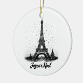 PARIS Kerstornament Keramisch Ornament (Links)