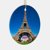 Paris kerstversiering keramisch ornament (Rechts)