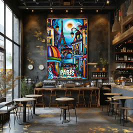 París: La Ciudad del Amor y la Luz. Perfect Poster