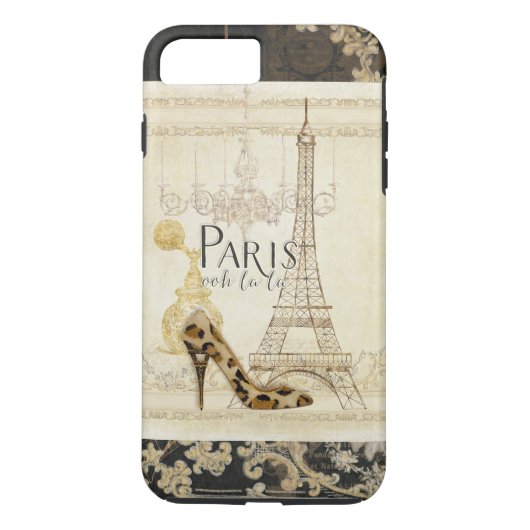 Paris/la Mode Eiffel Tower Chandelier Case-Mate iPhone Case (Achterkant)