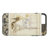 Paris/la Mode Eiffel Tower Chandelier Case-Mate iPhone Case (Achterkant (Horizontaal))