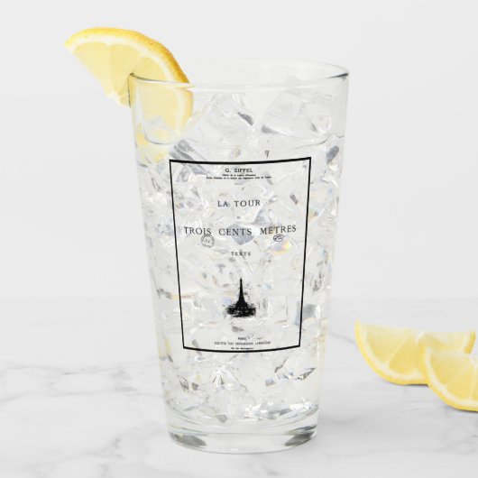 Paris La Tour Eiffel Eiffelturm Eiffel tower Glas (Voorkant ijs)