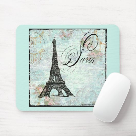 Paris La Tour Eiffel French Design Muismat (Met muis)