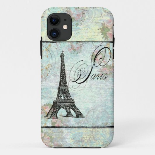 Paris La Tour Eiffel iphone case (Achterkant)
