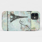 Paris La Tour Eiffel iphone case (Achterkant (horizontaal))