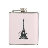 Paris – La Tour Eiffel pastel Eifelturm Heupfles (Voorkant)