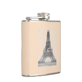 Paris – La Tour Eiffel pastel Eifelturm Heupfles (Rechts)