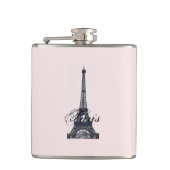 Paris – La Tour Eiffel pastel Eifelturm Heupfles (Voorkant)