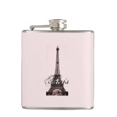 Paris – La Tour Eiffel pastel Eifelturm Heupfles (Voorkant)