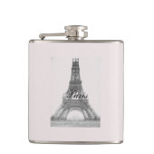 Paris – La Tour Eiffel pastel Eifelturm Heupfles (Voorkant)