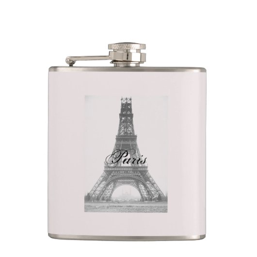 Paris – La Tour Eiffel pastel Eifelturm Heupfles (Voorkant)