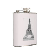 Paris – La Tour Eiffel pastel Eifelturm Heupfles (Rechts)