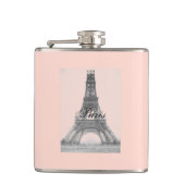 Paris – La Tour Eiffel pastel Eifelturm Heupfles (Voorkant)