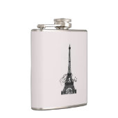 Paris – La Tour Eiffel pastel Eifelturm Heupfles (Rechts)