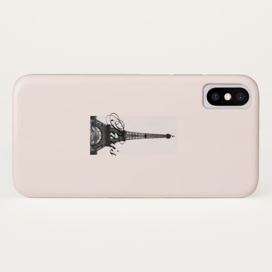 Paris – La Tour Eiffel pastel Eiffelturm Case-Mate iPhone Case (Achterkant (horizontaal))