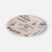 Paris Label Collage French Paper Bord (Gekanteld)