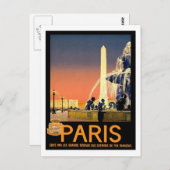 Paris LaCaze Post Card Briefkaart (Voorkant / Achterkant)