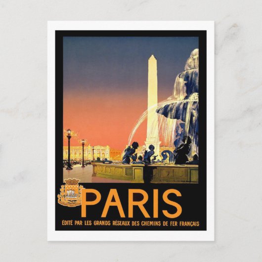 Paris LaCaze Post Card Briefkaart (Voorkant)