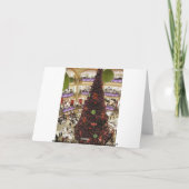 Paris Lafayette kerstboom Feestdagen Kaart (Achterkant)