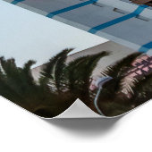 Paris Las Vegas at dusk Briefkaart Poster (Hoek)