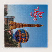 Paris Las Vegas at dusk - Puzzle Legpuzzel (Horizontaal)