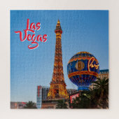 Paris Las Vegas at dusk - Puzzle Legpuzzel (Verticaal)