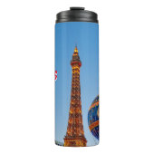 Paris Las Vegas at dusk Stainless Steel Water Bot Thermosbeker (Voorkant)