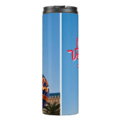 Paris Las Vegas at dusk Stainless Steel Water Bot Thermosbeker (Achterkant)