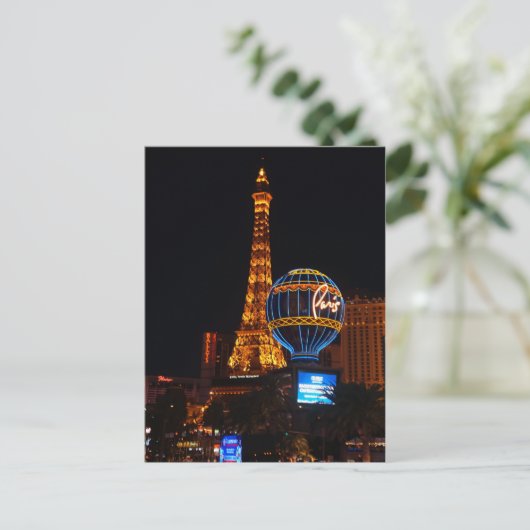Paris Las Vegas Hotel & Casino #2 Briefkaart (Staand voorkant)