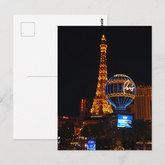 Paris Las Vegas Hotel & Casino #2 Briefkaart (Voorkant / Achterkant)