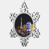 Paris Las Vegas Hotel & Casino #3 Tin Sneeuwvlok Ornament (Rechts)