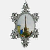 Paris Las Vegas Hotel & Casino #4 Tin Sneeuwvlok Ornament (Links)