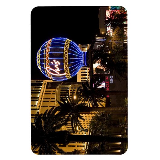 Paris Las Vegas Nights Flexibele Magneet #1 (Verticaal)