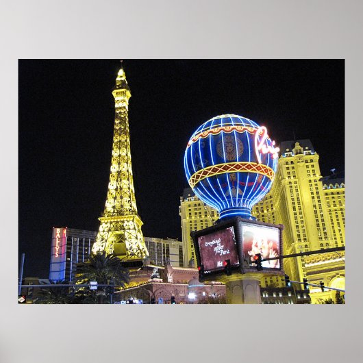 Paris Las Vegas Photo Poster Print (Voorkant)
