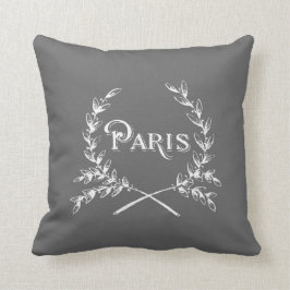 Paris Laurel Wreath Kussen