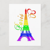 Paris | LGBTQ+ Pride Briefkaart (Voorkant)