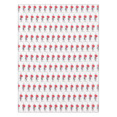 Paris liefde paar rode paraplu bruiloft Jubileum Tafelkleed (Voorkant)