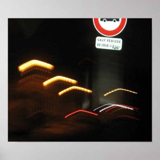 "Paris Life" (Parijs, Frankrijk) - Poster (Voorkant)