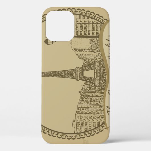 Paris Lights: Landschap Briefkaart Case-Mate iPhone Case (Achterkant)