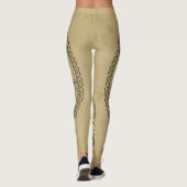 Paris Lights:  Landschap Briefkaart Leggings (Achterkant)